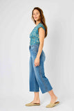 Judy Blue Jeans | High Waist Crop Wide Braided