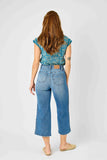 Judy Blue Jeans | High Waist Crop Wide Braided