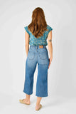 Judy Blue Jeans | High Waist Crop Wide Braided