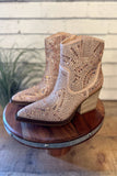 The Maze Sparkling Boot | Rose Gold