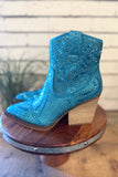 The Maze Sparkling Boot | Turquoise