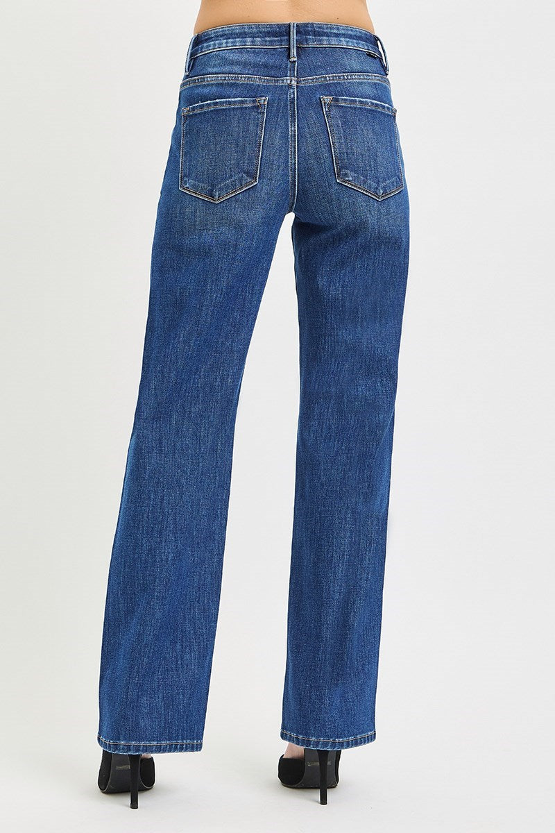 Risen Jeans | Tummy Control 4-Way Stretch Straight Leg