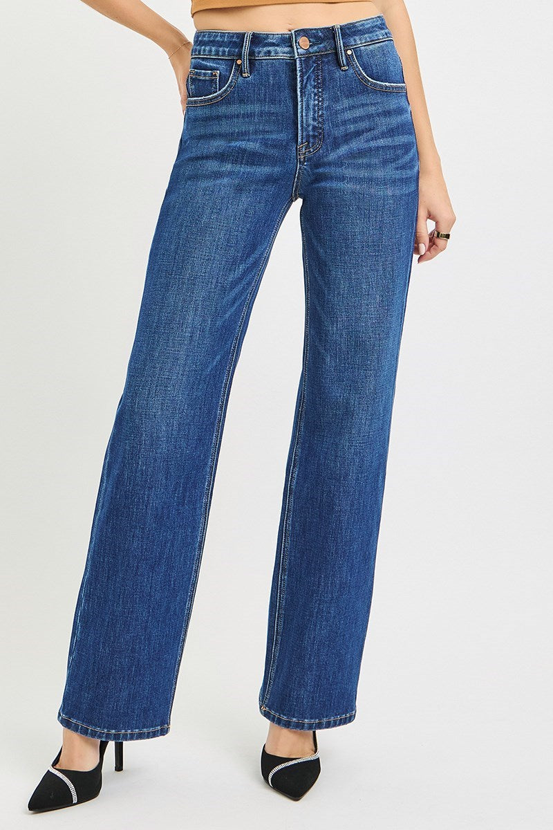 Risen Jeans | Tummy Control 4-Way Stretch Straight Leg