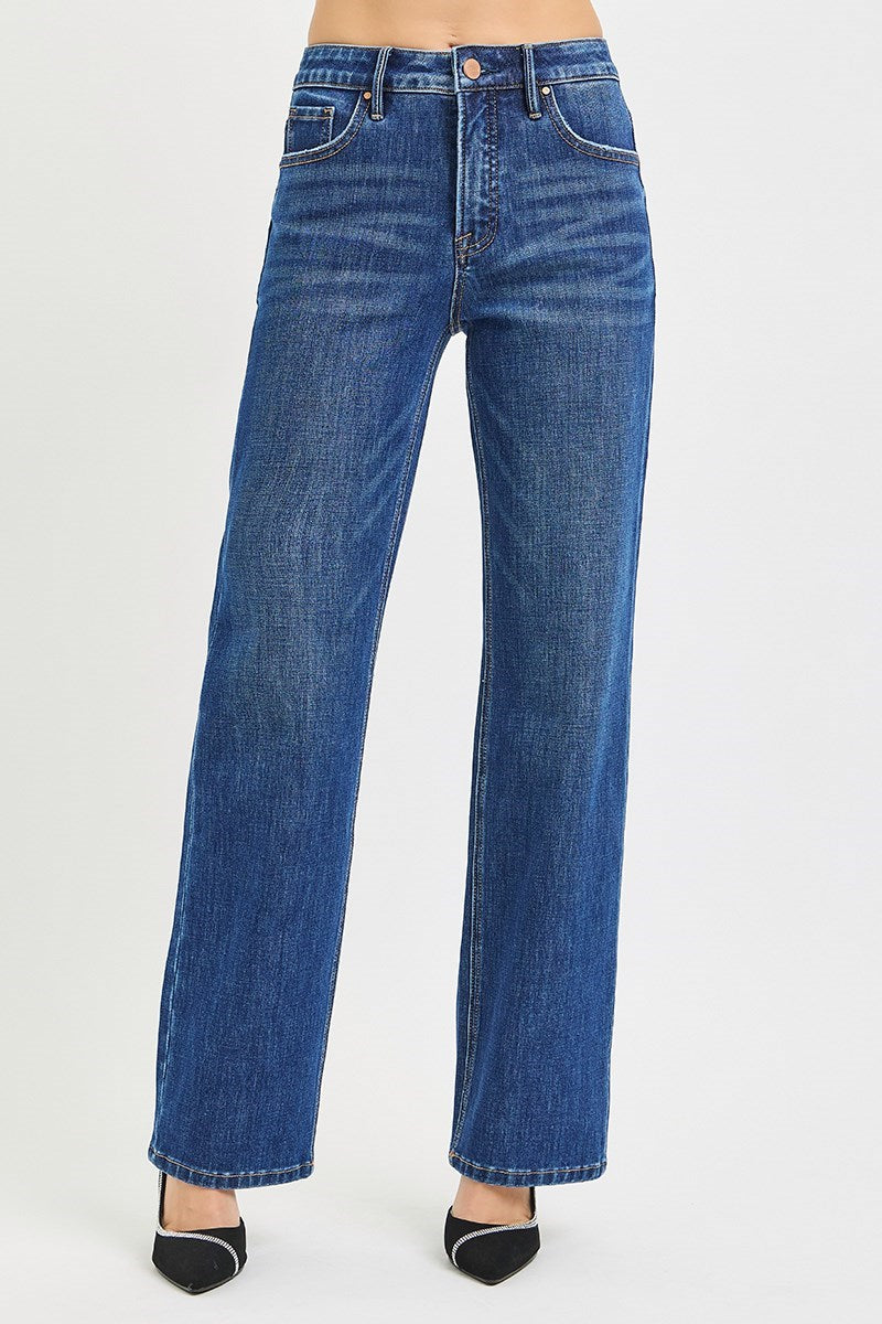 Risen Jeans | Tummy Control 4-Way Stretch Straight Leg