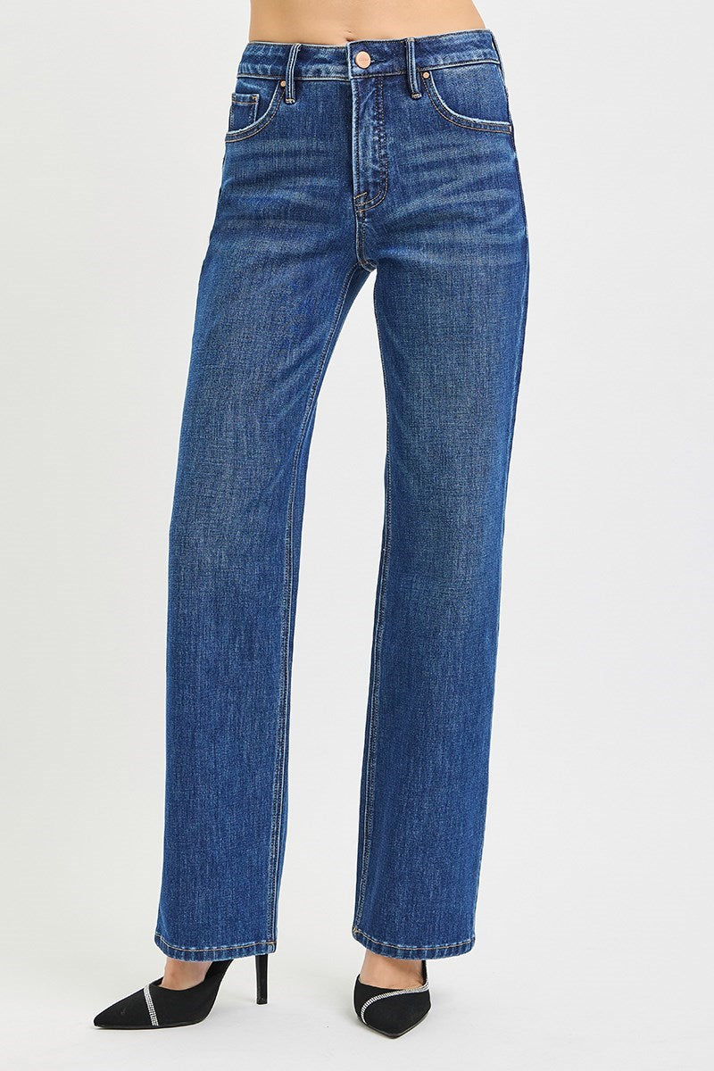 Risen Jeans | Tummy Control 4-Way Stretch Straight Leg
