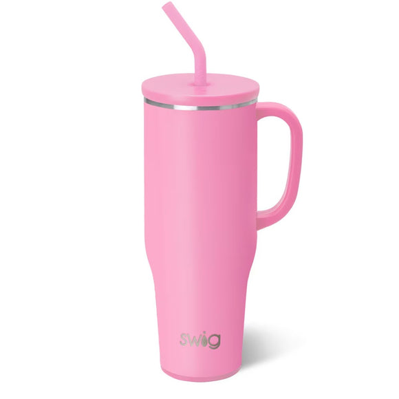 Swig 40oz Mega Mug | Shimmer Bubblegum
