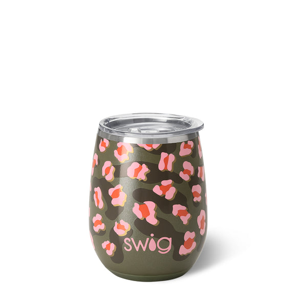 Swig Life: Stemless Wine Cup (14oz) - Jingle Jungle