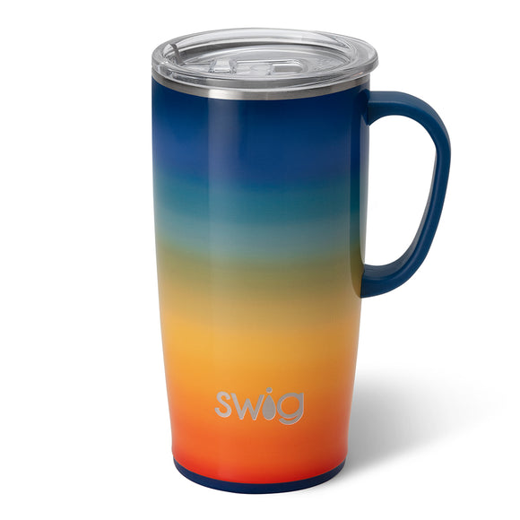 Swig Travel Mug 22oz. | Retro Rainbow