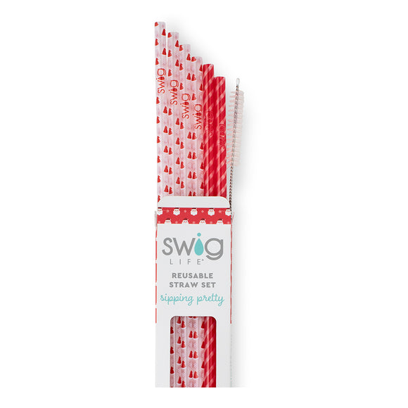 Santa Baby | Reusable Tall Straw Set | Swig
