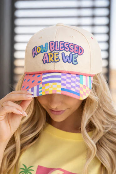 How Blessed Are We Trucker Cap | Patch Work