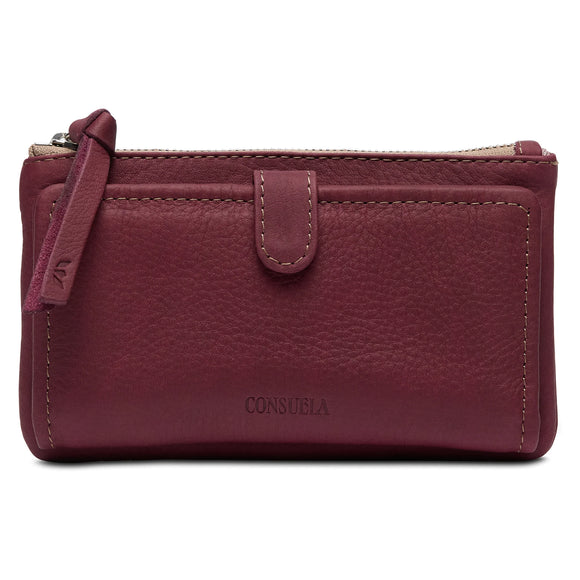 Consuela | Slim Wallet | Plum