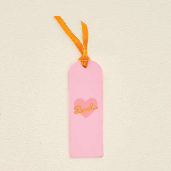 Acrylic Bookmark | Heart Books