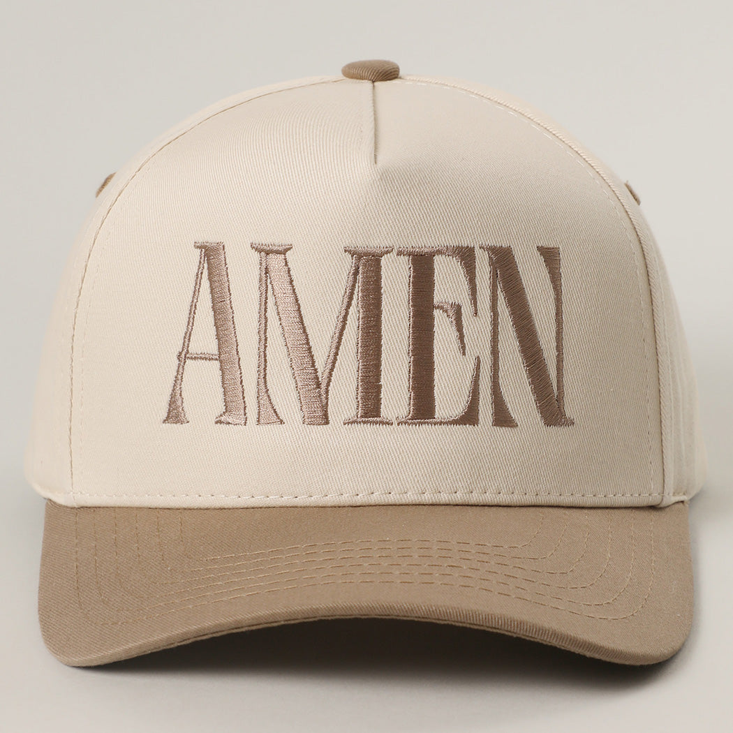 AMEN Trucker Cap | Beige