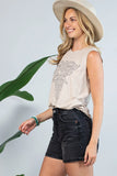 Boot Stitch Tank | Khaki