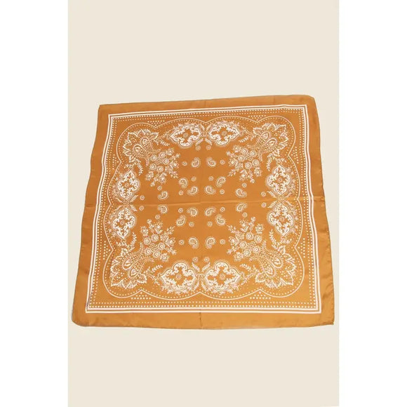 Silky Wild Rag Scarf | Mustard
