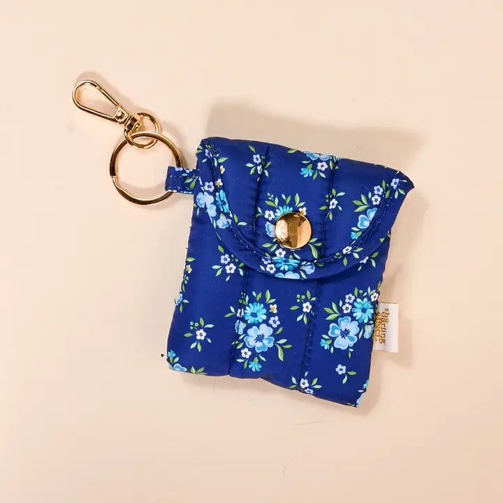 Puffy Earbud Case Keychain | Endless Daydream Navy