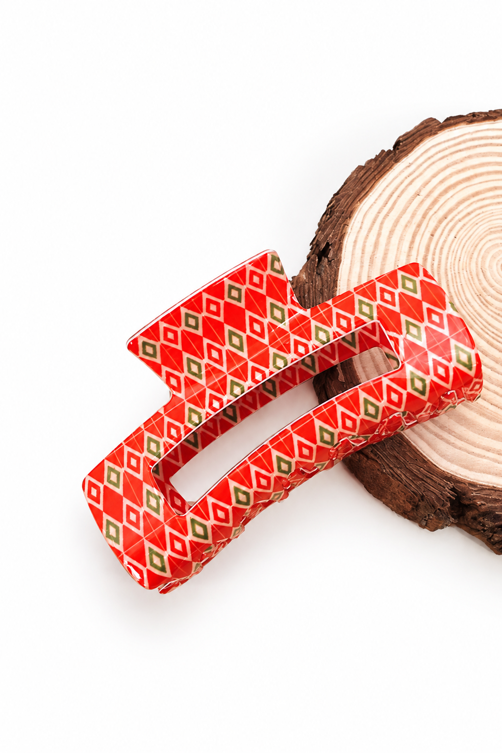 Christmas Hair Claw Clip | Red