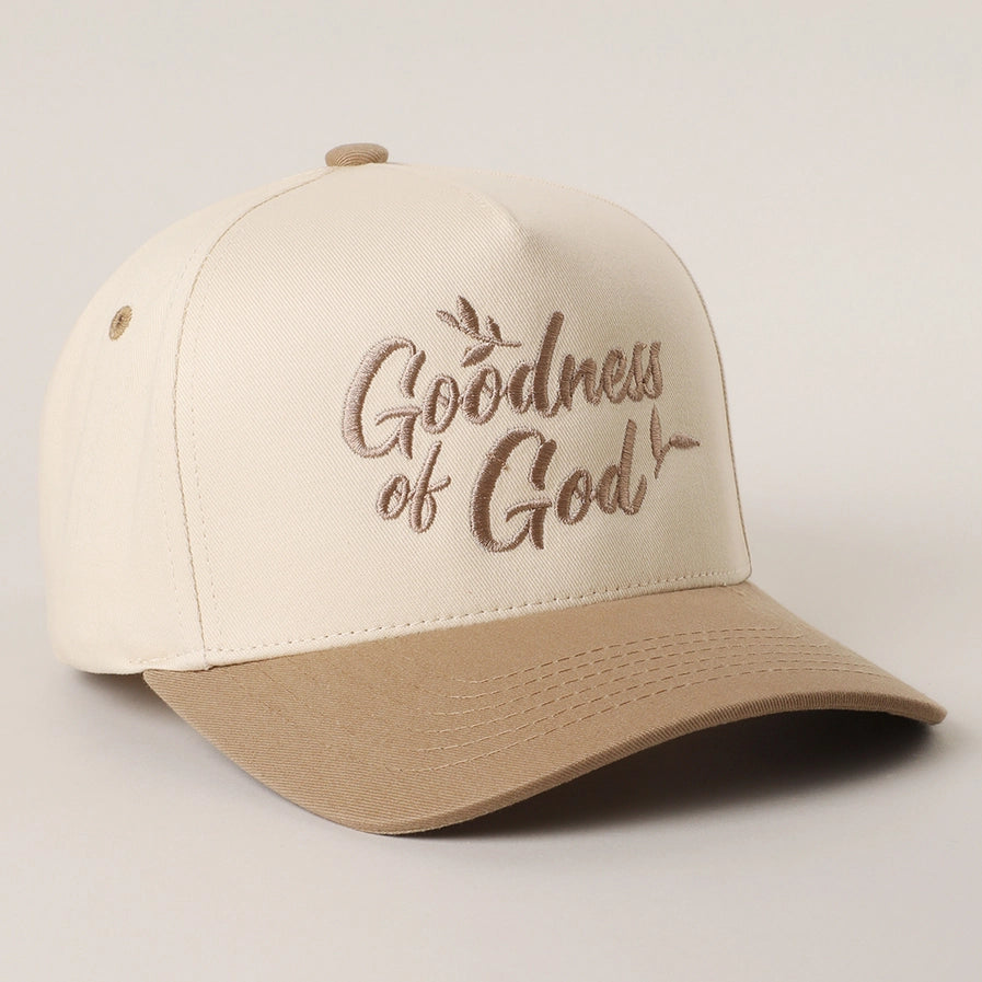 Goodness of God Trucker Cap | Beige