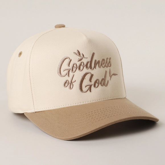 Goodness of God Trucker Cap | Beige