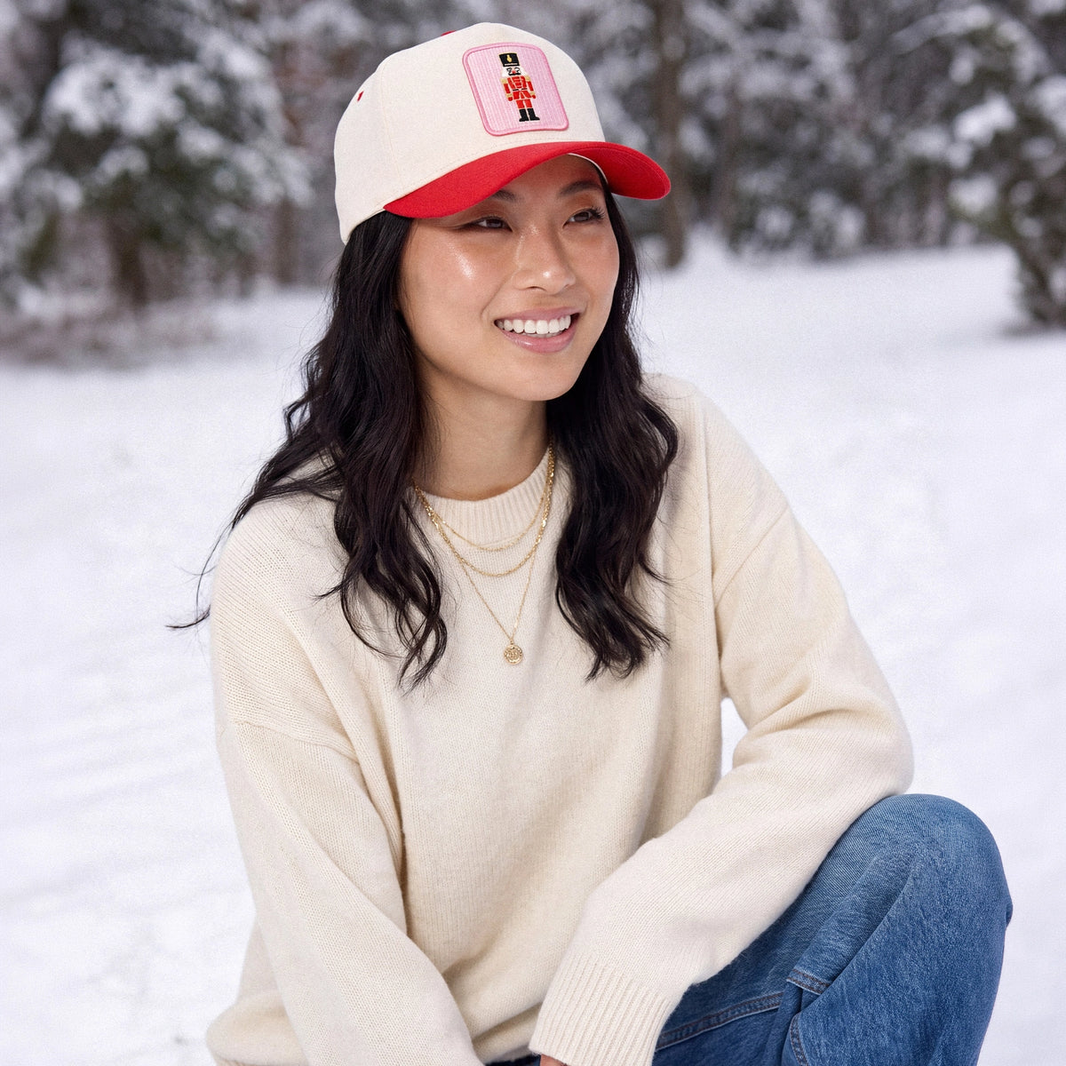 Nutcracker Canvas Cap | Red