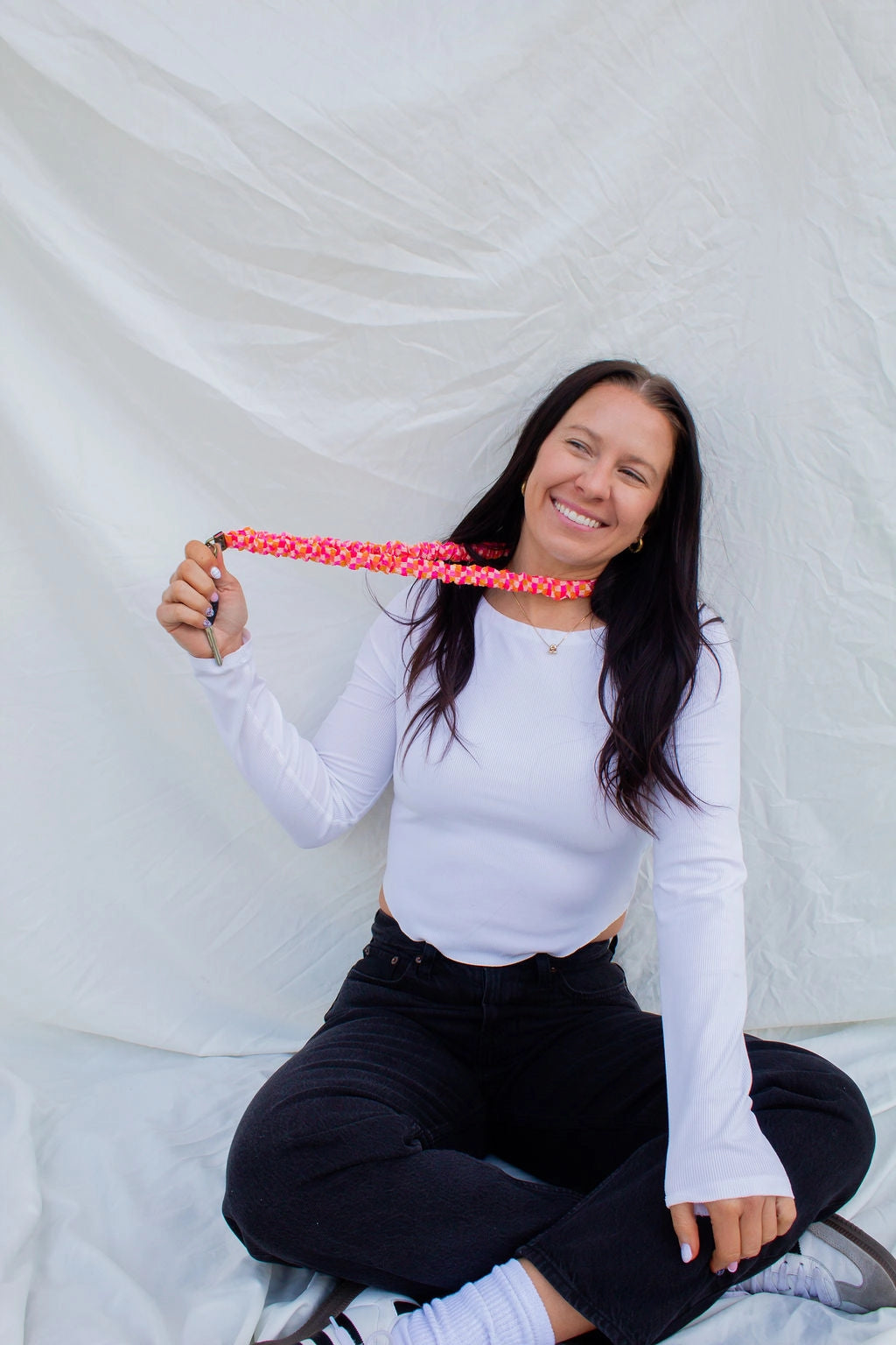 Flex & Go Lanyard | Bright Checkered