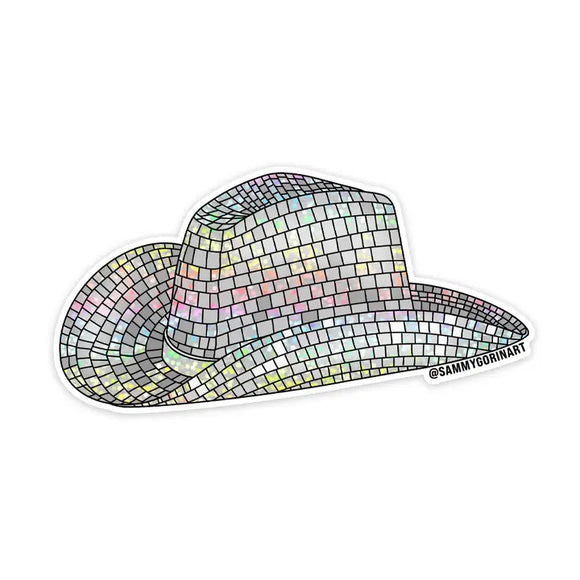 Disco Cowboy Hat | Sticker