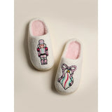 Nutcracker & Ornament | Christmas Fuzzy Slippers
