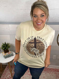Pray On It Leopard Tee | Cream