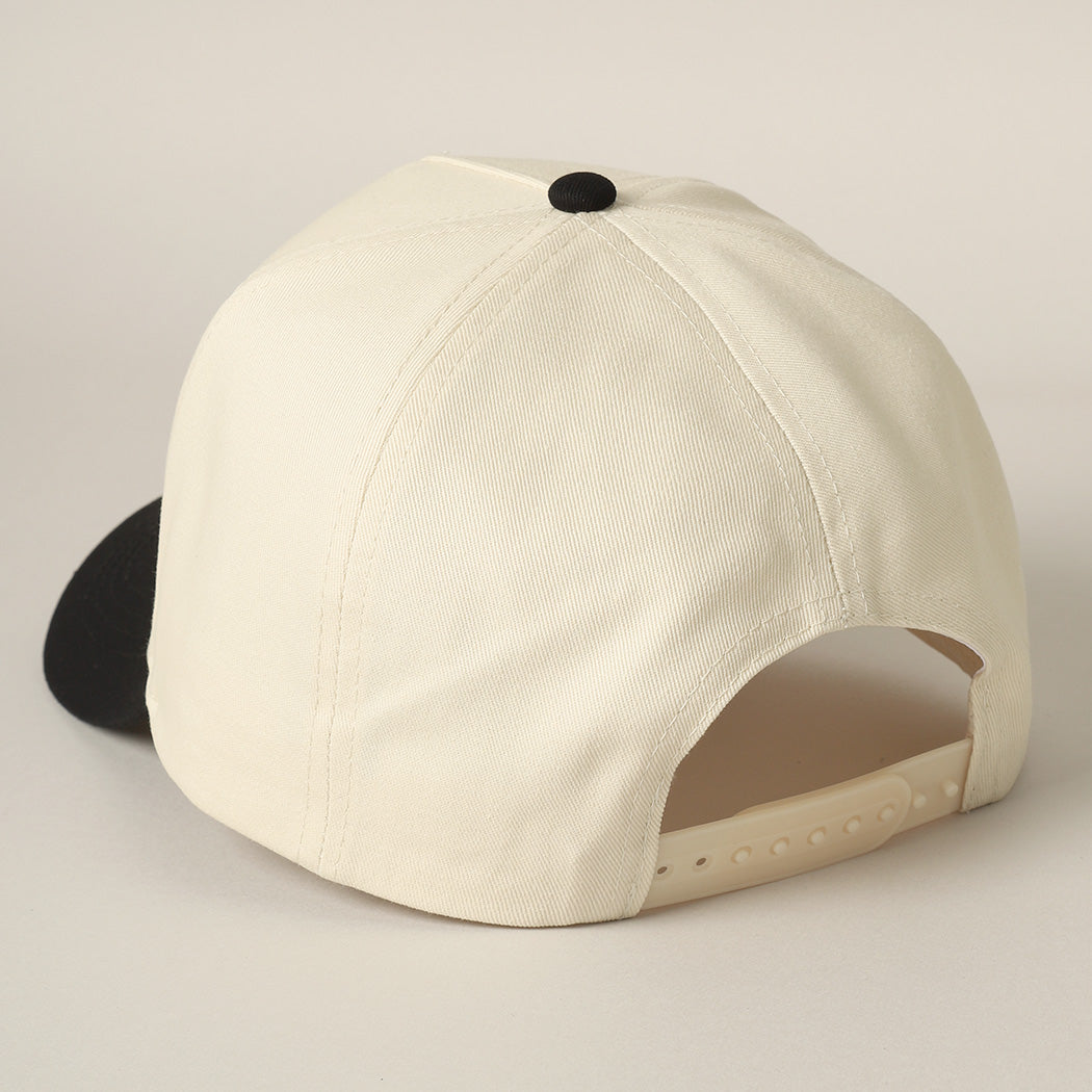 Put It On My Mom's Tab Trucker Cap | Black