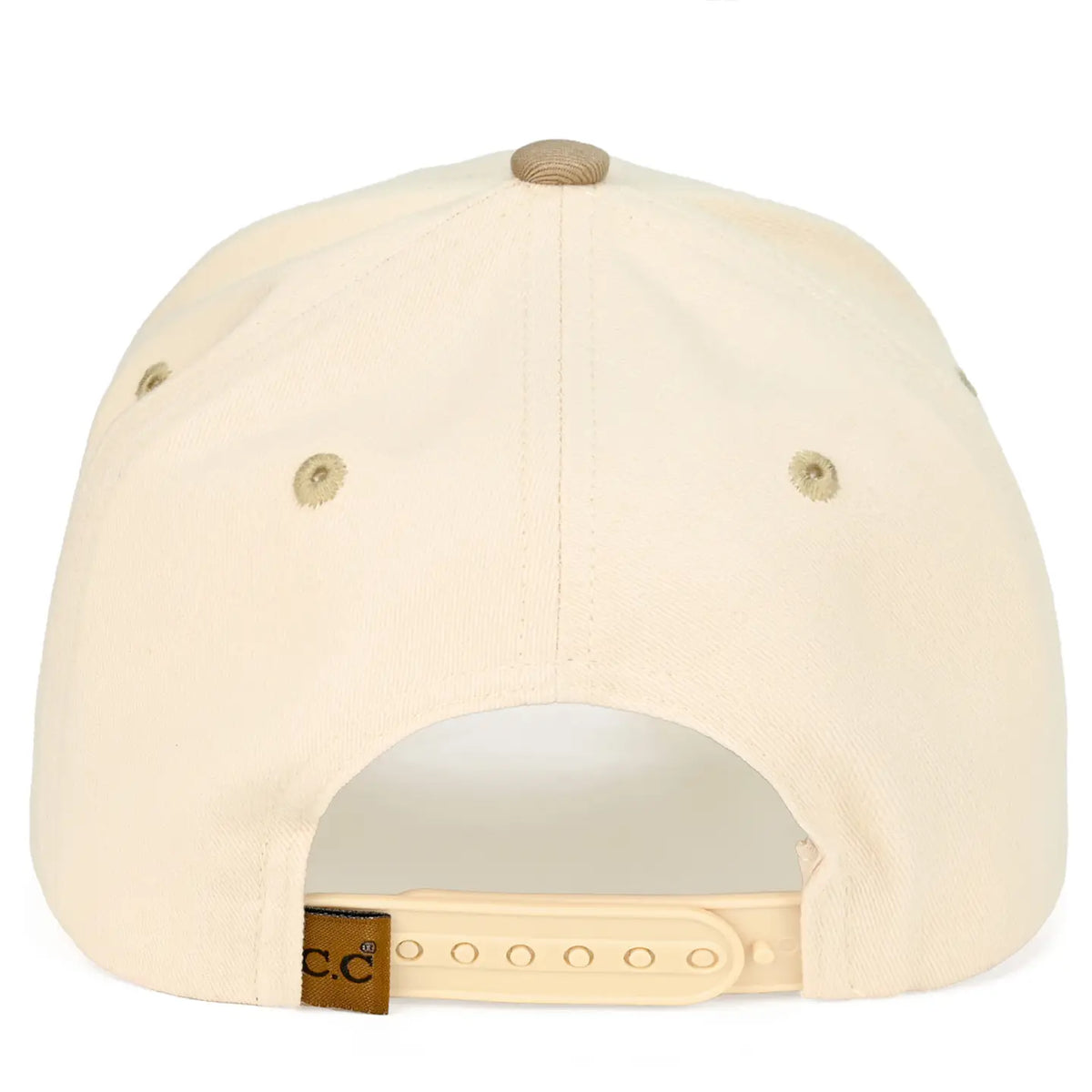 Happy Camper Trucker Cap | Beige