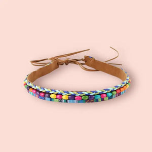 Boho Beaded Hat Band | Multi