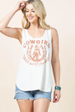 Cowgirl Social Club Tank | Cream