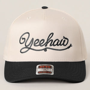 Yeehaw Western Trucker Cap | Black