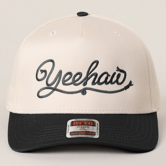 Yeehaw Western Trucker Cap | Black