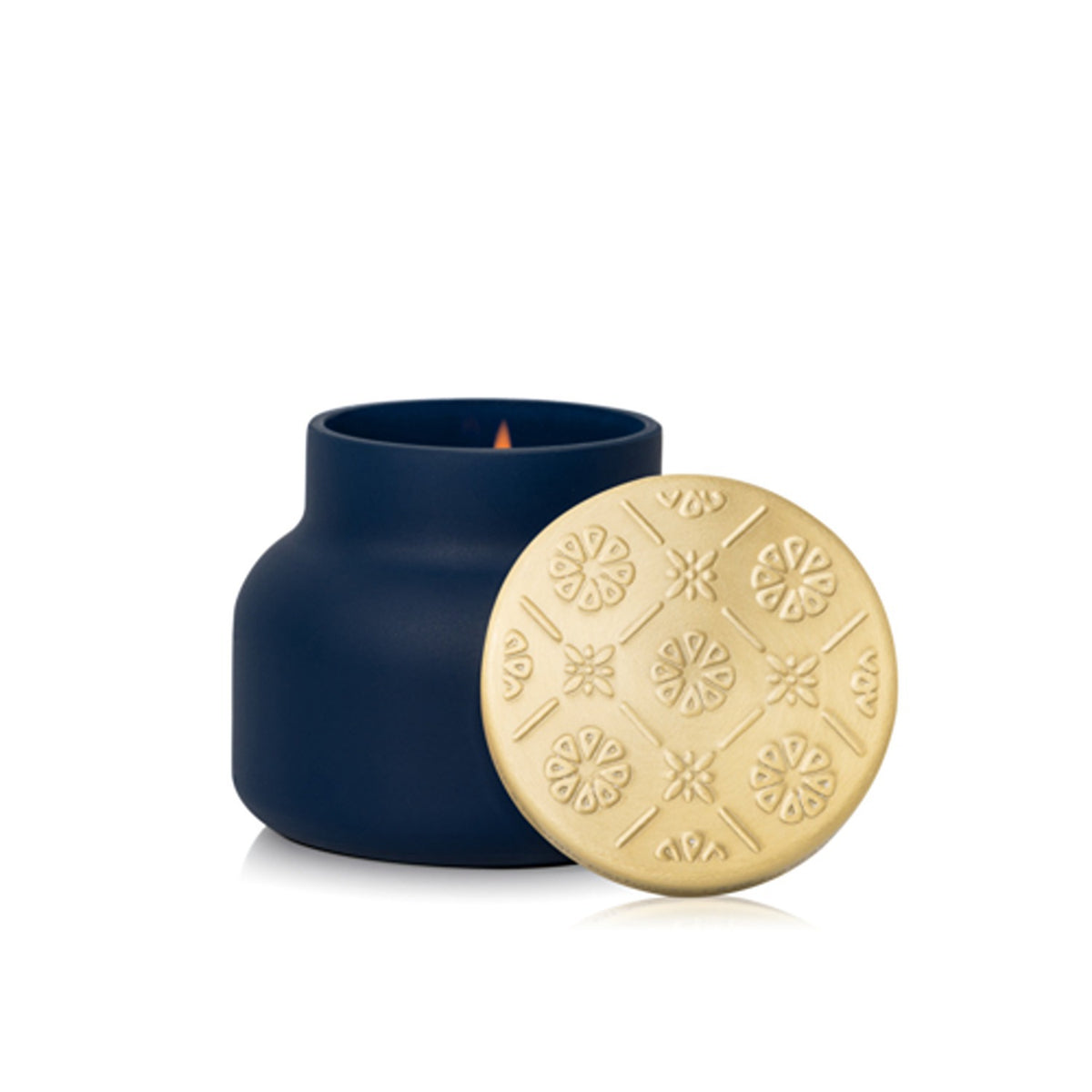 Capri Blue Volcano | Artisan Terrazza Velluto Petite Candle