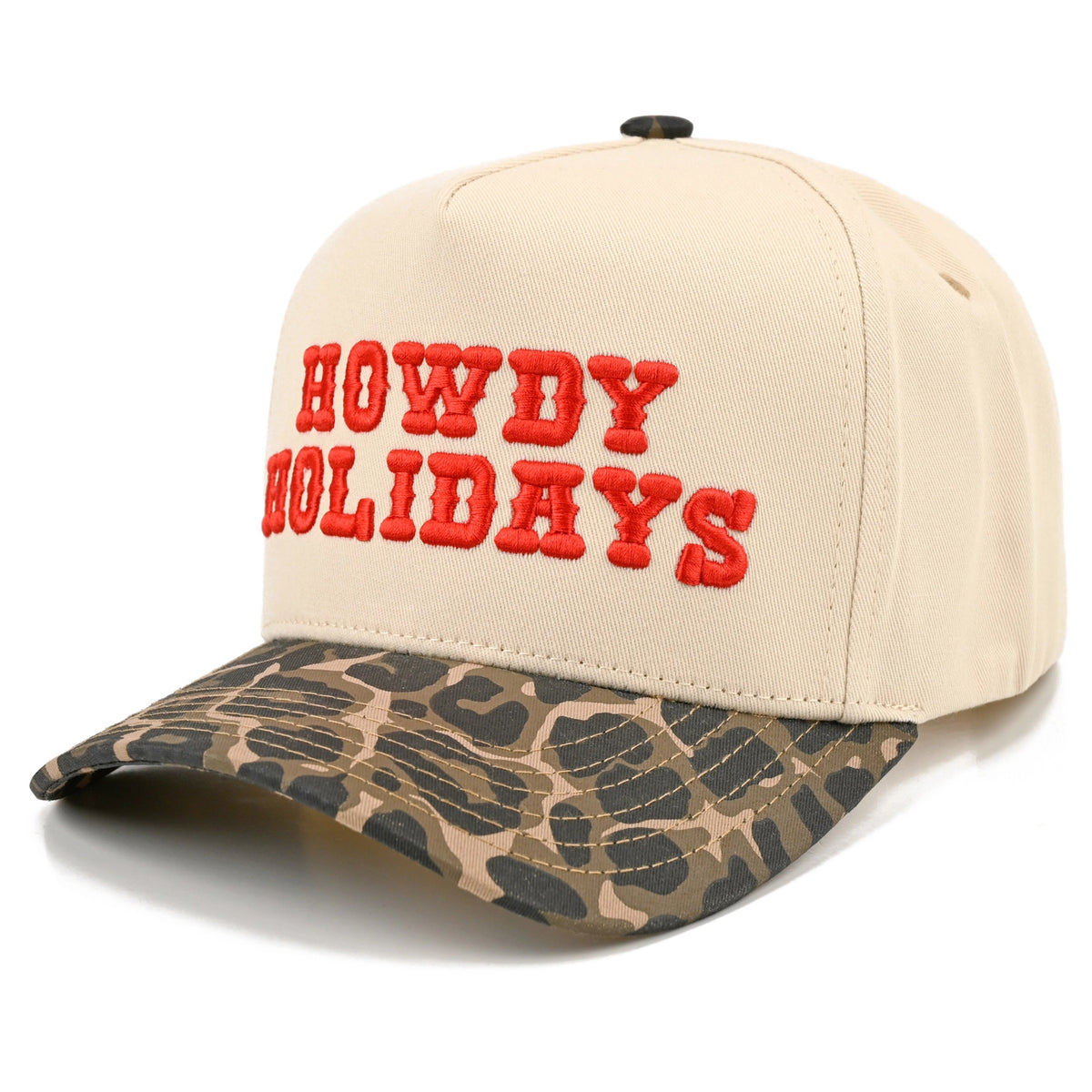 Howdy Holidays Canvas Cap | Leopard
