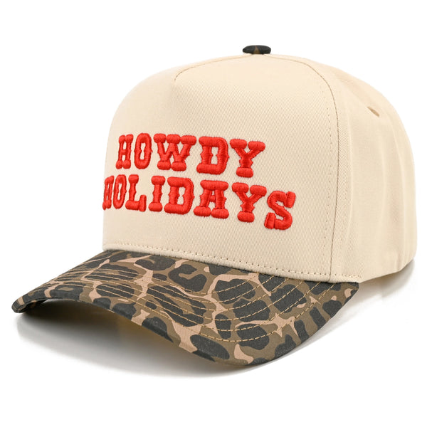 Howdy Holidays Canvas Cap | Leopard
