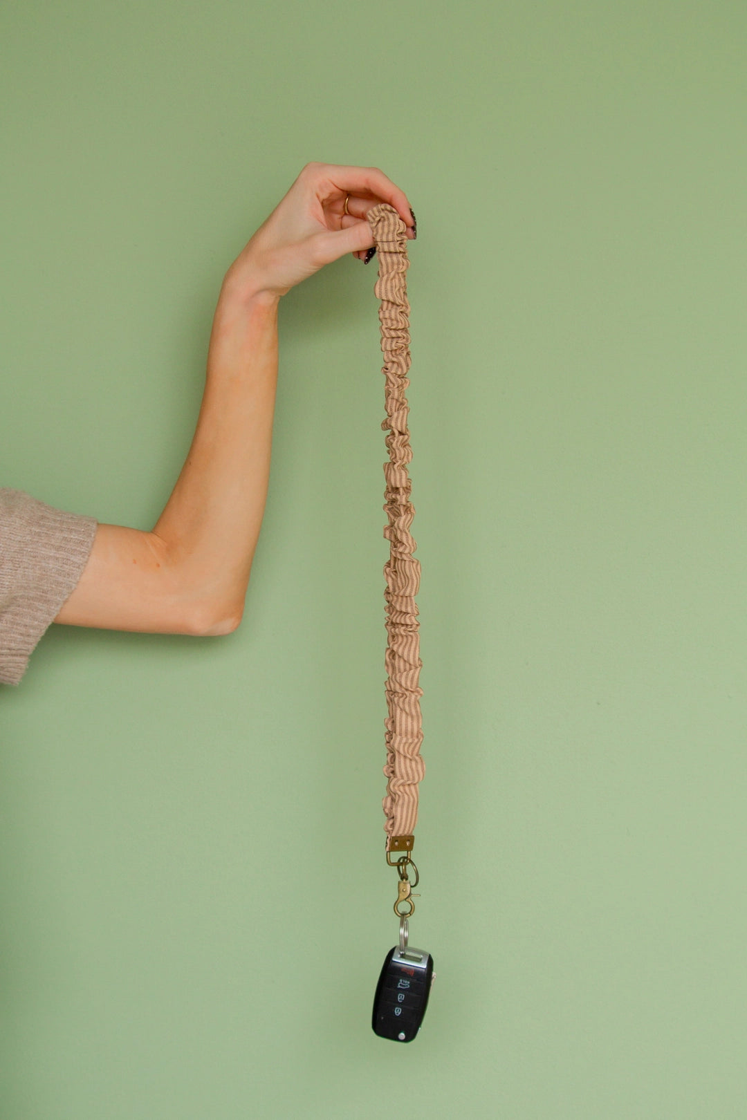Flex & Go Lanyard | Coffee Striped