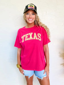 Texas Territory Tee | Peony Pink