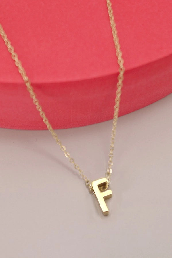 Gold Initial Necklace | Various