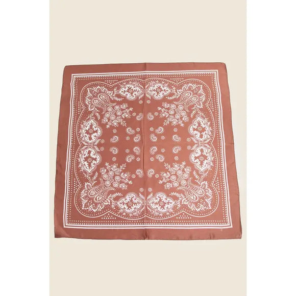 Silky Wild Rag Scarf | Dusty Rose
