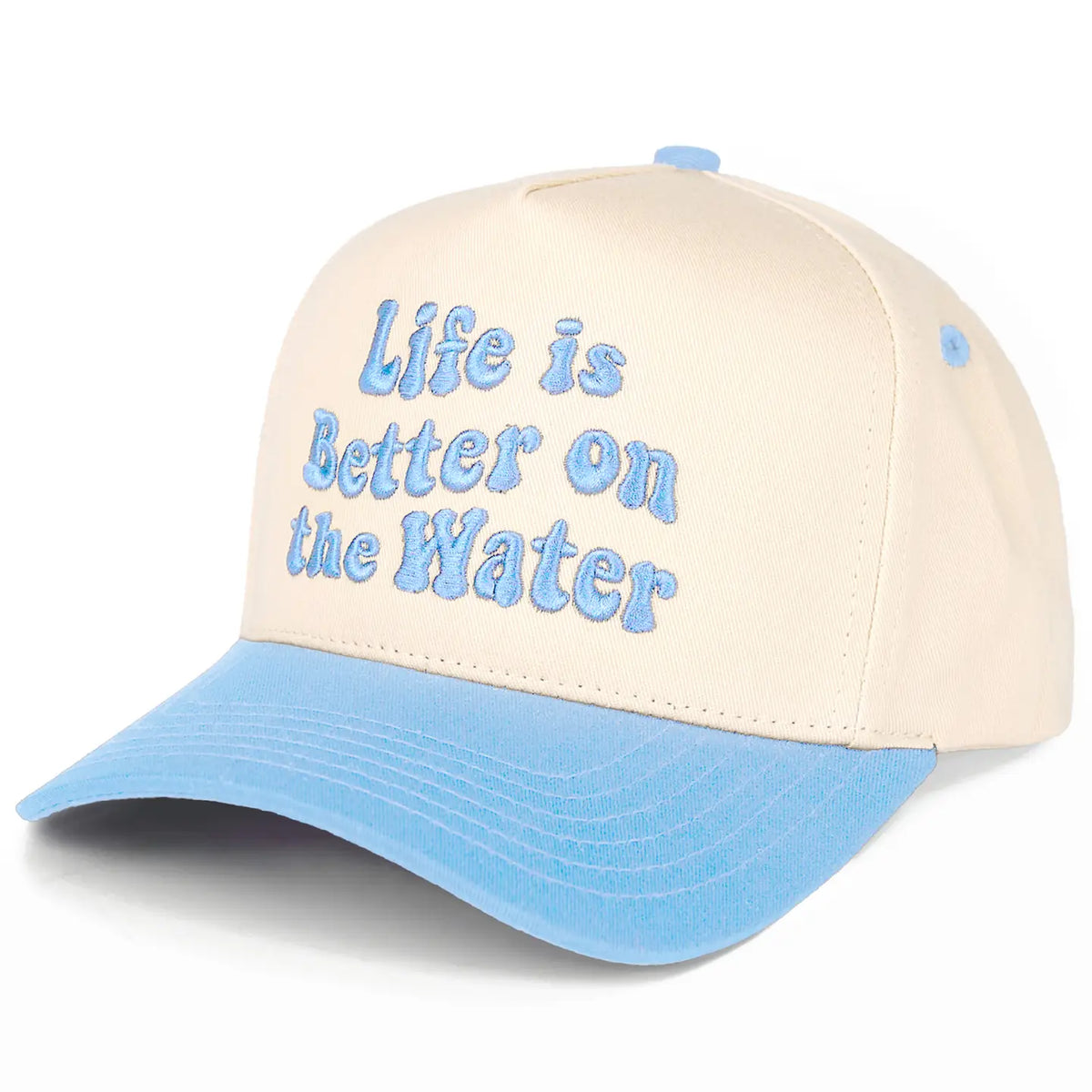 Life Is Better On The Water Trucker Cap | Sky Blue