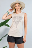 Boot Stitch Tank | Khaki
