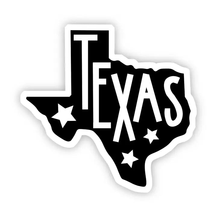 Texas Stars Black | Sticker
