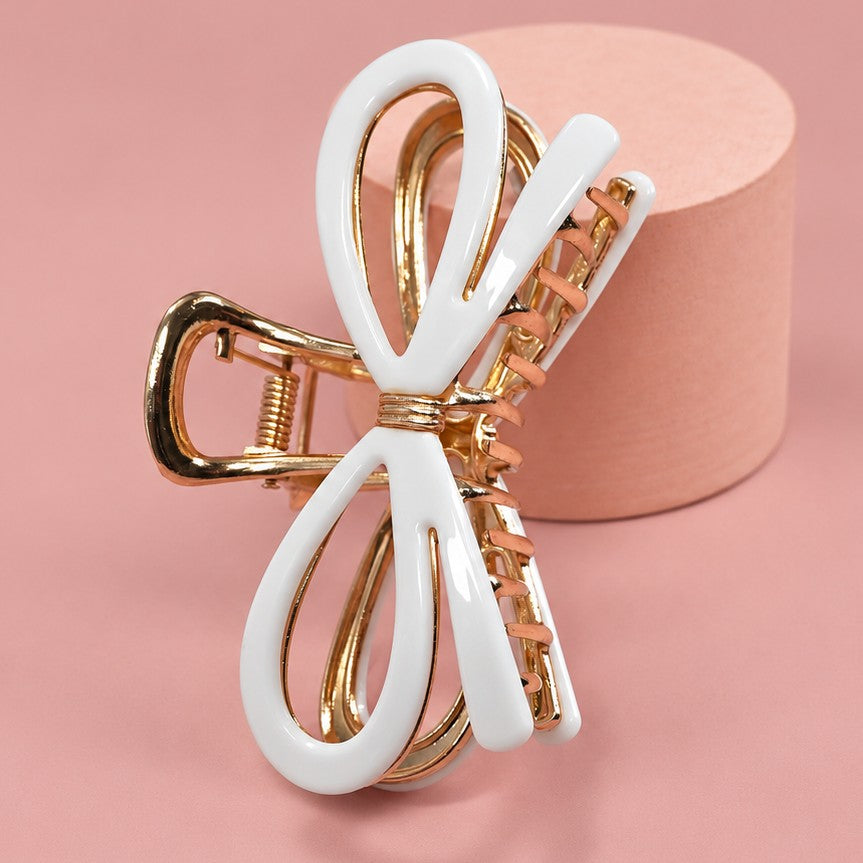 Ribbon Bow Hair Claw | Various