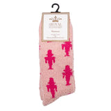 Nutcracker Pink Snuggle Socks | One Size