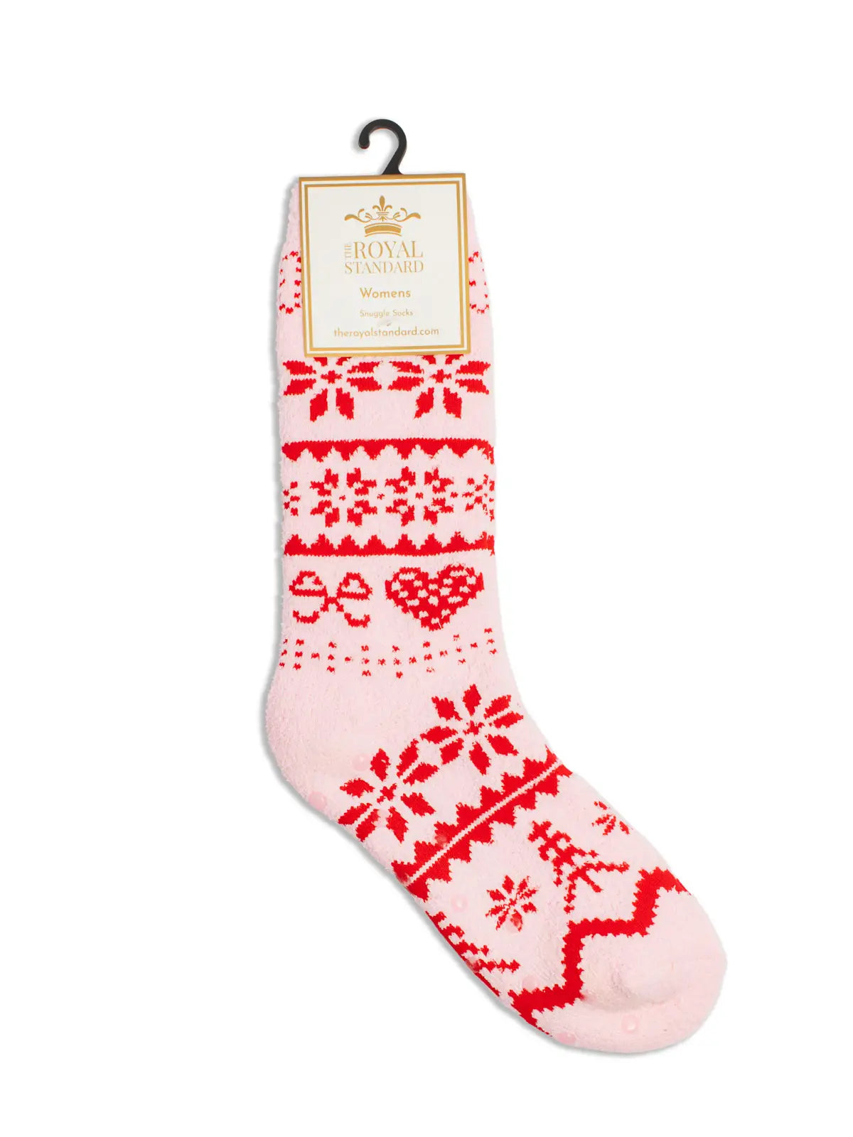 Christmas Cozy Snuggle Socks | Pink/Red