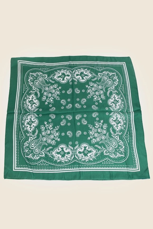 Silky Wild Rag Scarf | Green