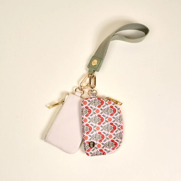 Dynamic Duo Wristlet Pouches | Everbloom Dusty Rose