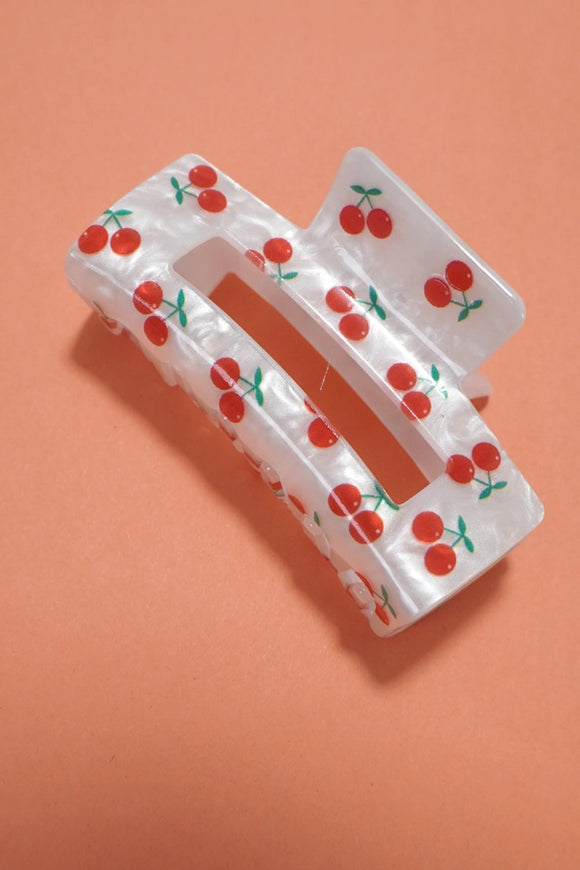 Marble Hair Claw | Red Cherries